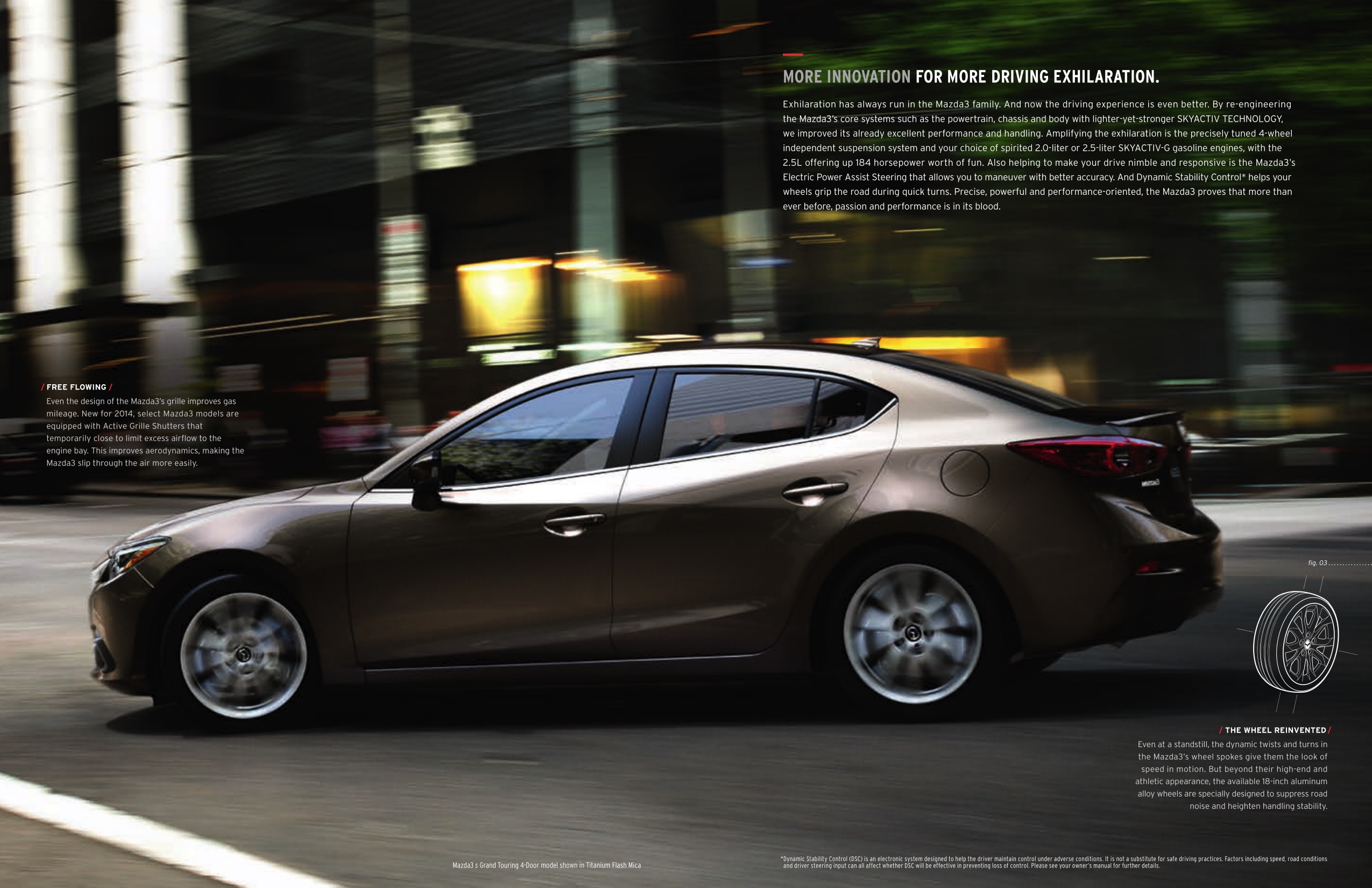 2014 Mazda 3 Brochure Page 1